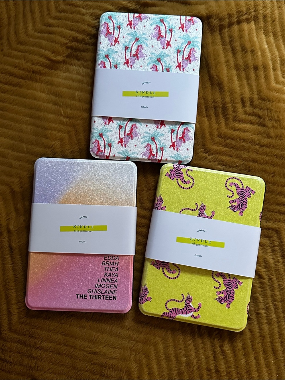 Set of 3 Kindle Basic Cases